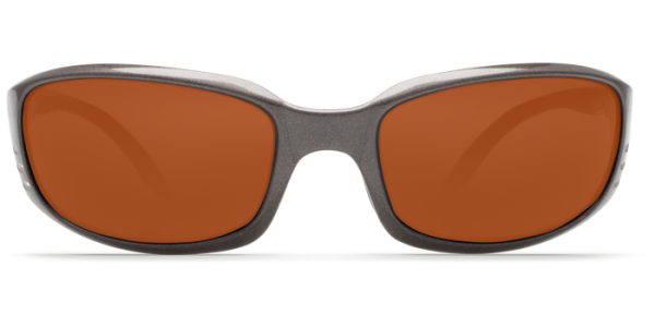 Shop Costa Del Mar Brine Sunglasses Online Buy Fishing Polarized Sun Glasses For Sale Costa Del Mar Brine Polarized Sunglasses Gunmetal Copper Poly Front